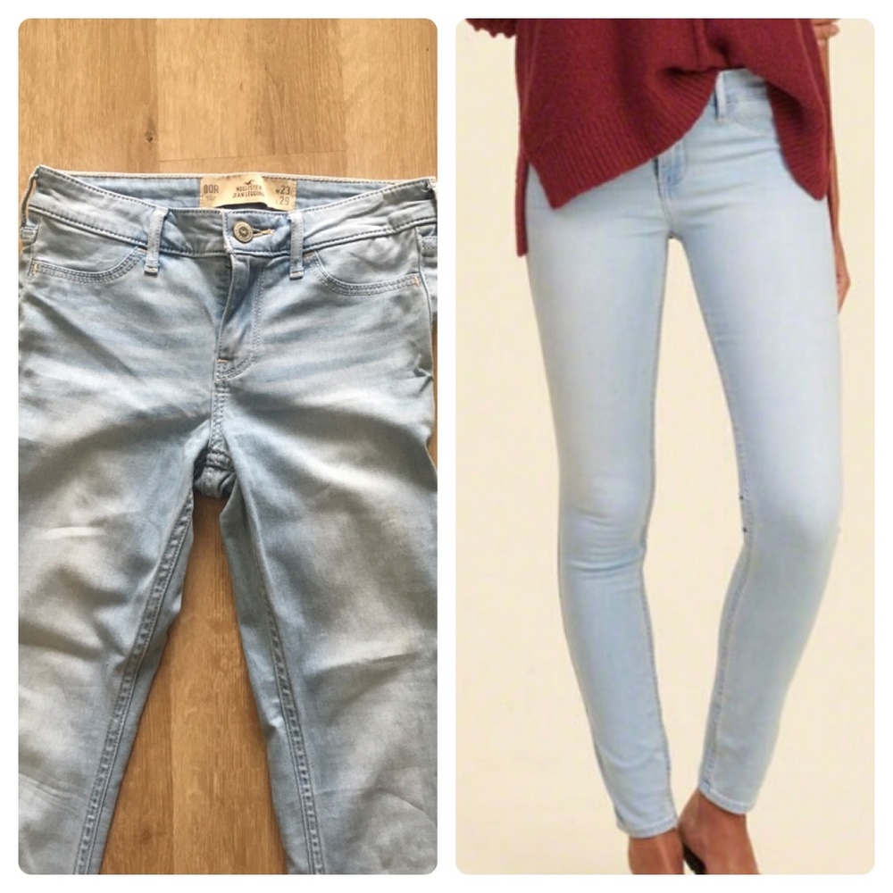 Hollister Light Wash Jeggings